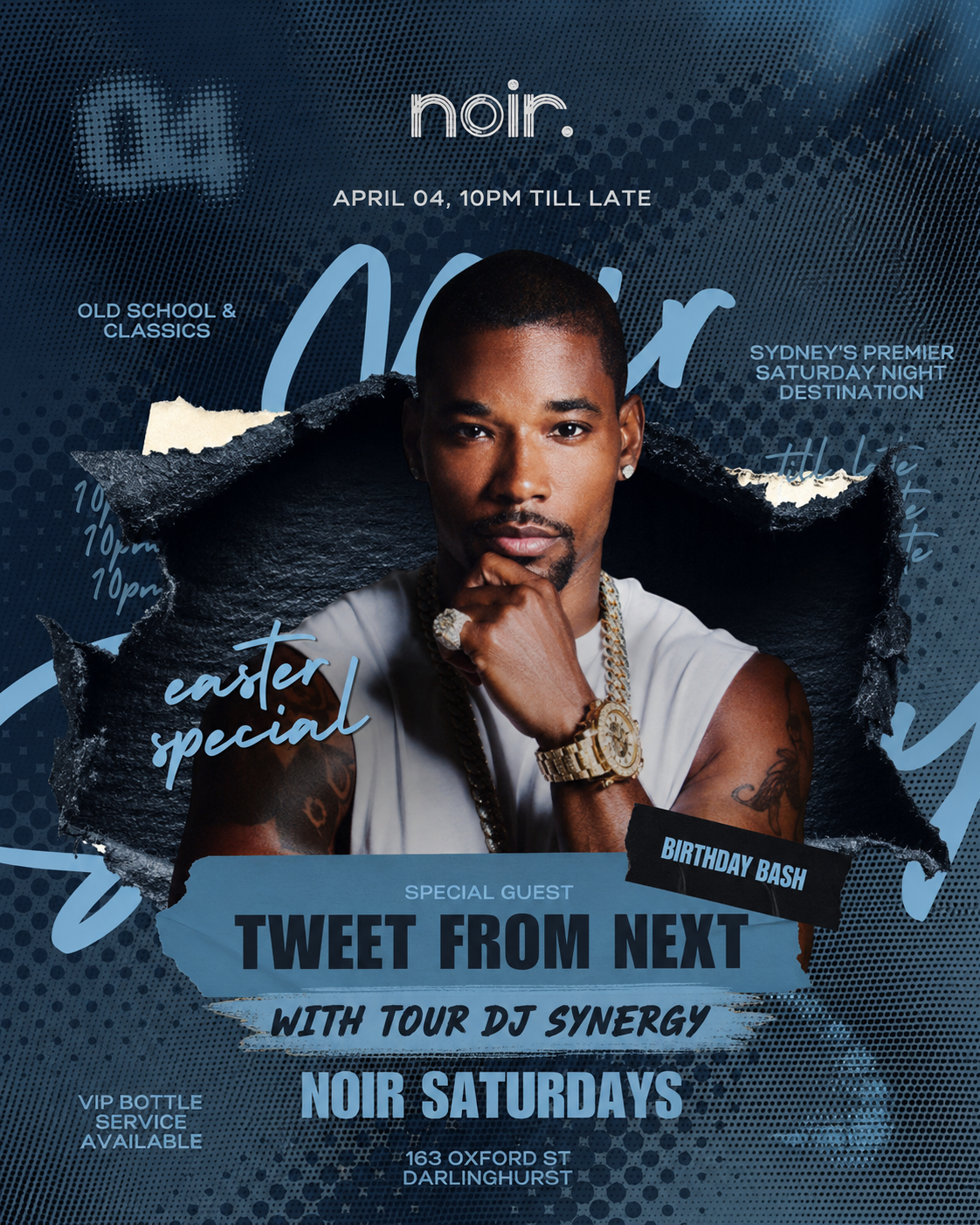 Noir Saturdays — Tweet from Next